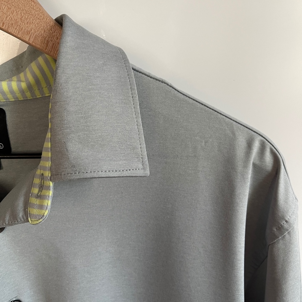 FootJoy Golf Athletic Short Sleeve Button Shirt Size‎ L - Picture 3 of 6